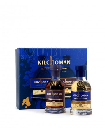 Coffret Whisky Kilchoman Machir Bay & Sanaig 40cl